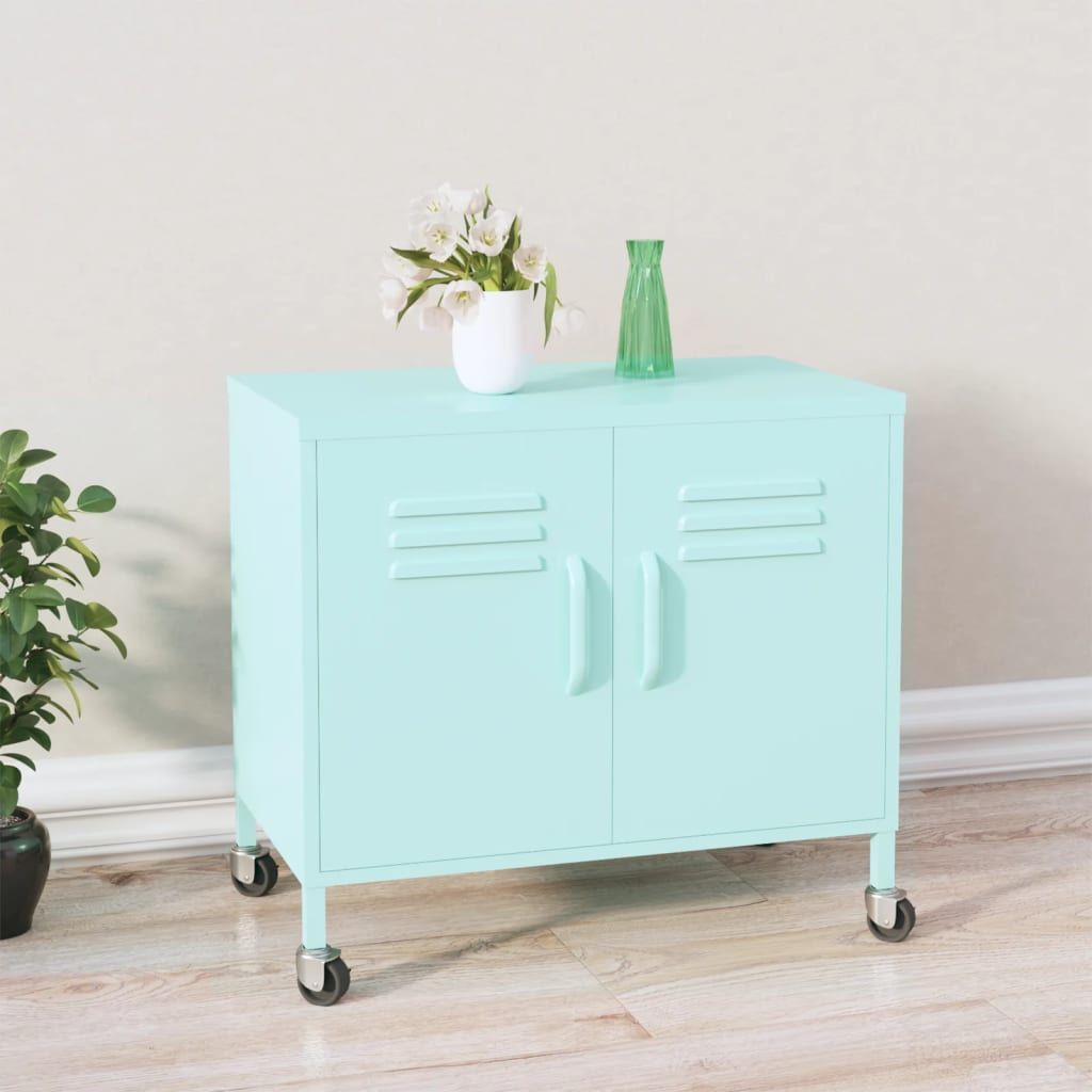Storage Cabinet Mint 23.6"x13.8"x22" Steel image 1