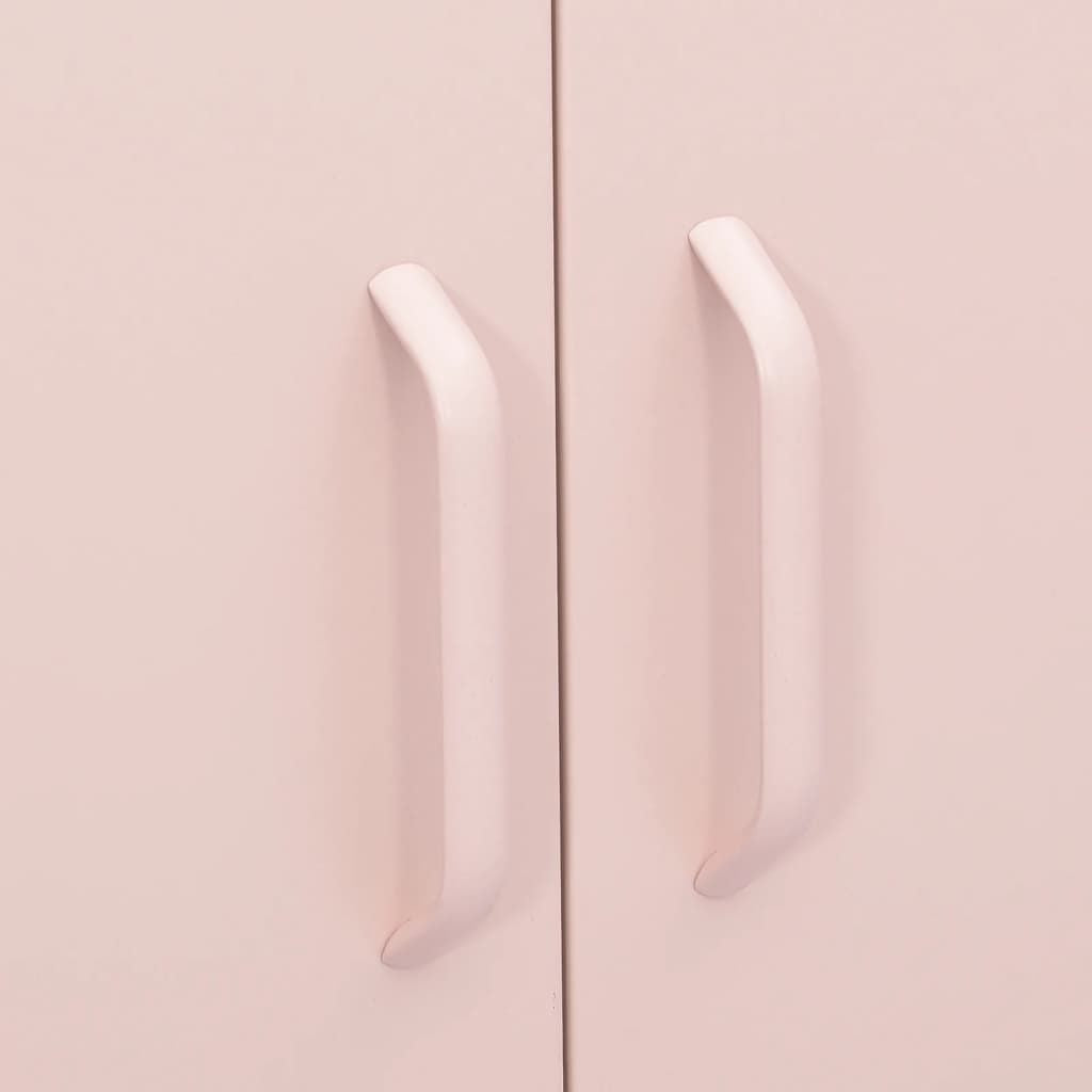 Storage Cabinet Pink 31.5"x13.8"x40" Steel image 9