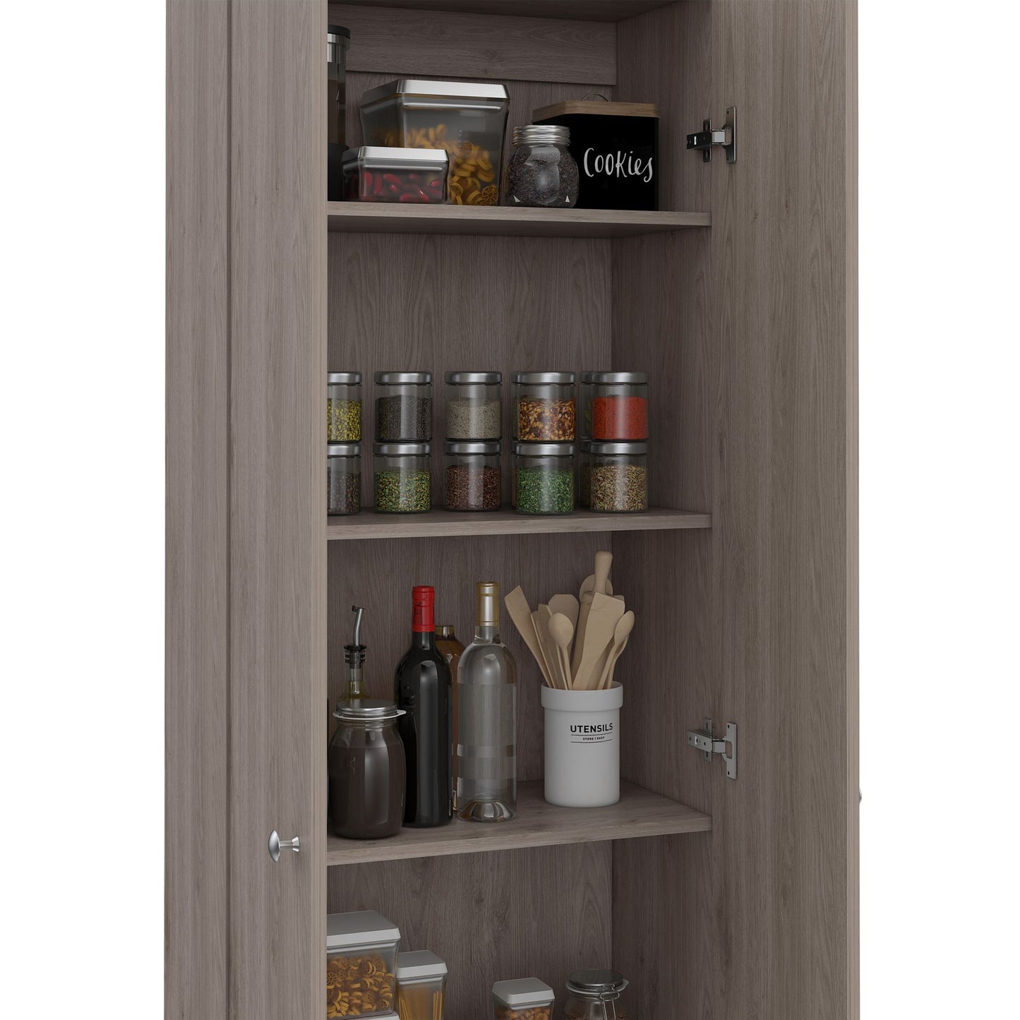 Storage Cabinet Pipestone, Double Door, Light Gray Finish image 9