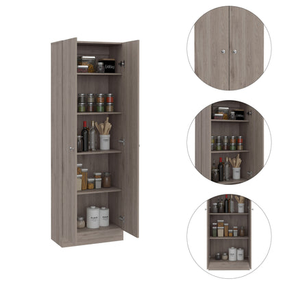 Storage Cabinet Pipestone, Double Door, Light Gray Finish image 8