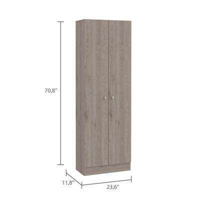 Storage Cabinet Pipestone, Double Door, Light Gray Finish image 3