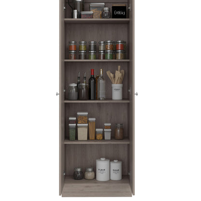 Storage Cabinet Pipestone, Double Door, Light Gray Finish image 10