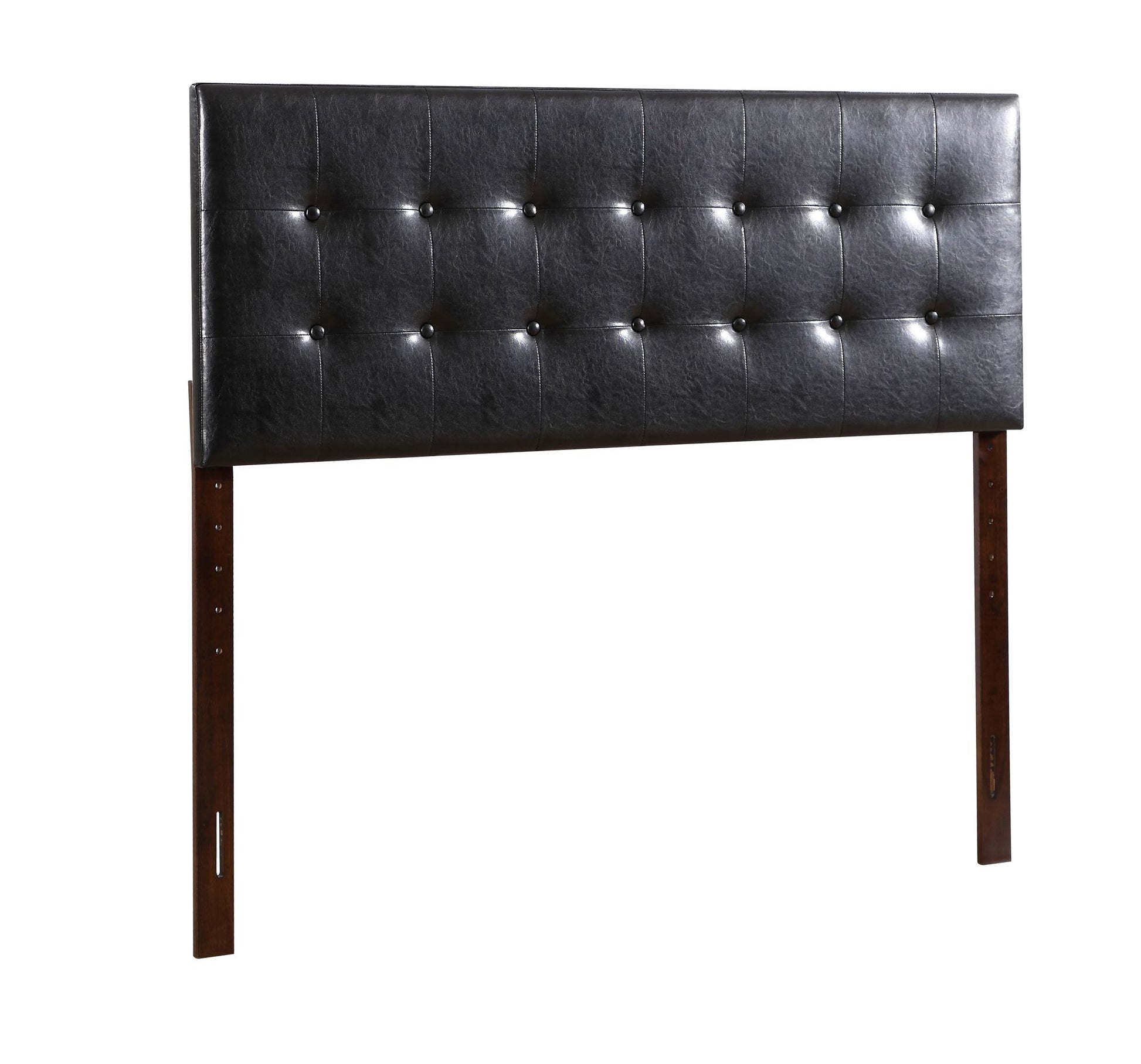 Stylish Black Upholstered Headboard For Bedrooms image 1