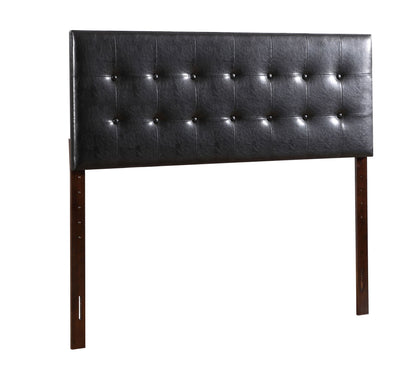 Stylish Black Upholstered Headboard For Bedrooms image 1