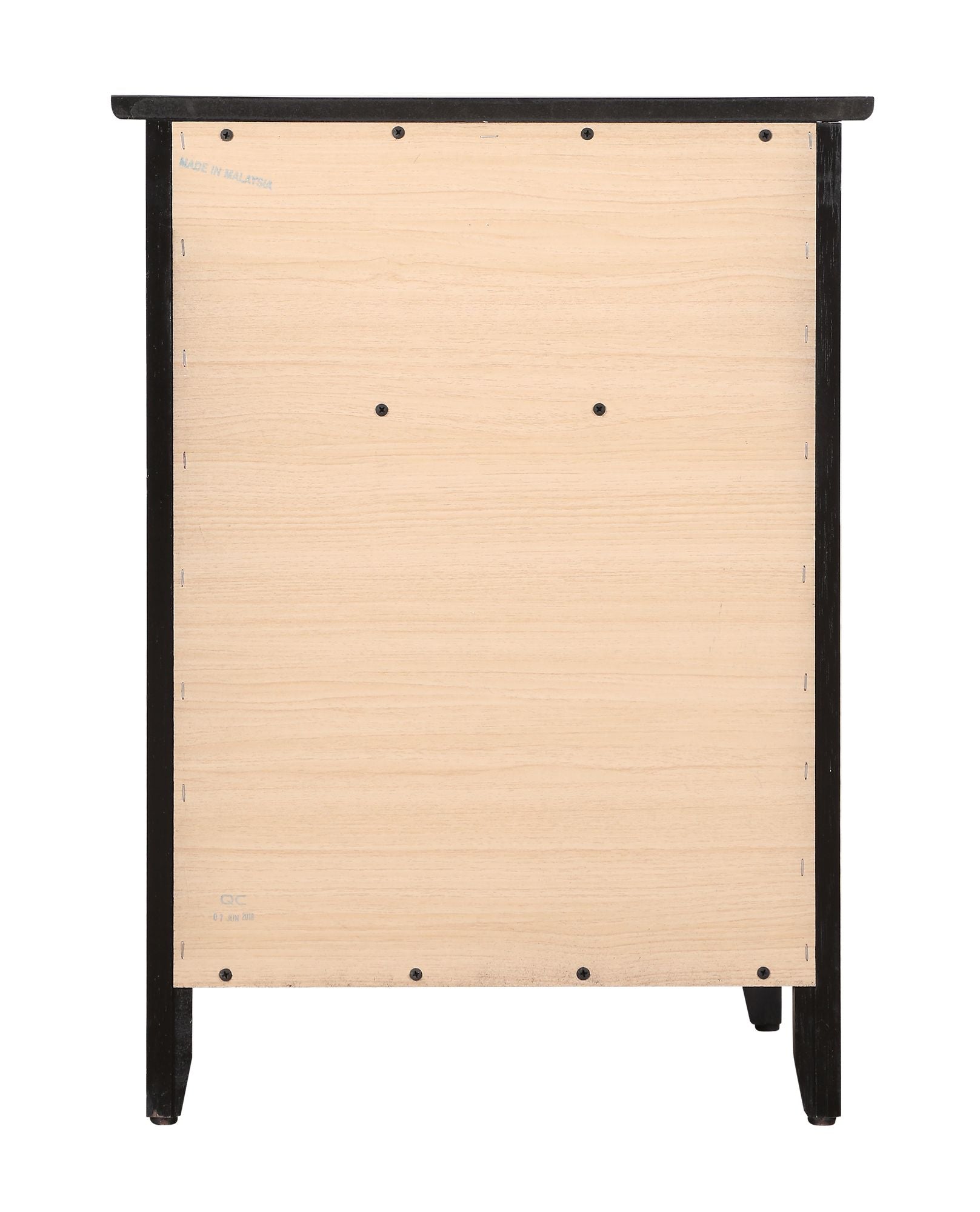 Stylish Transitional Black Nightstand For Bedrooms image 4