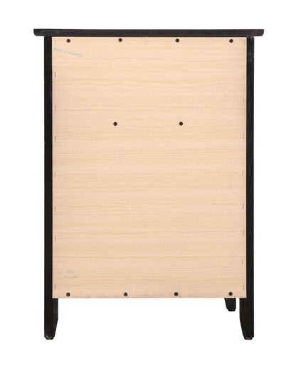 Stylish Transitional Black Nightstand For Bedrooms image 4