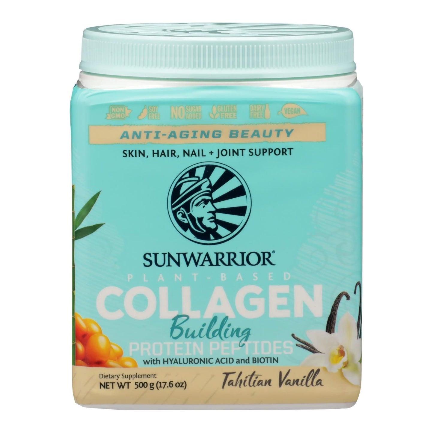 Sunwarrior - Collagen Tahitian Vanilla - 1 Each - 17.6 Oz image 2