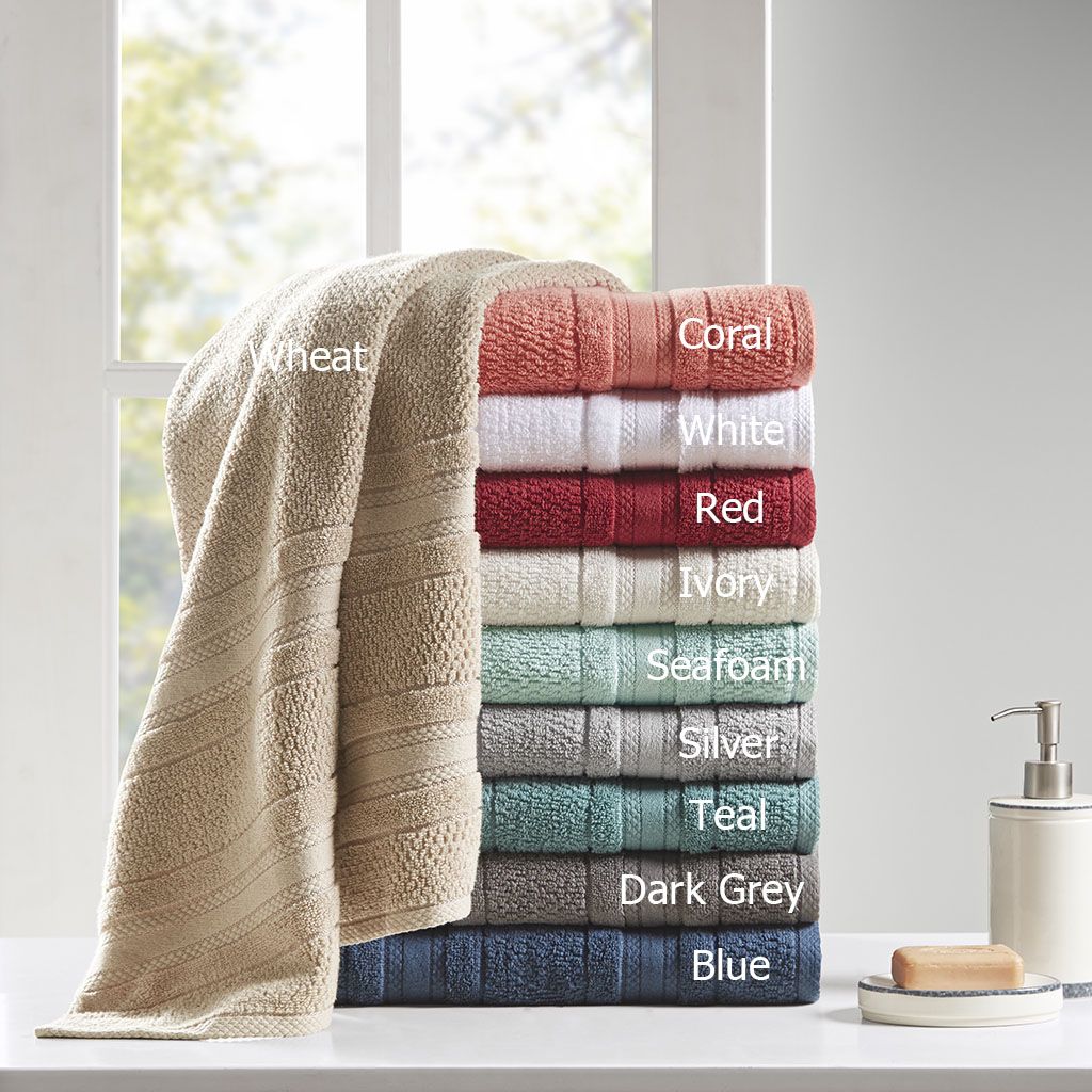 Super Soft Cotton Quick Dry Bath Towel 6 Piece Set image 4