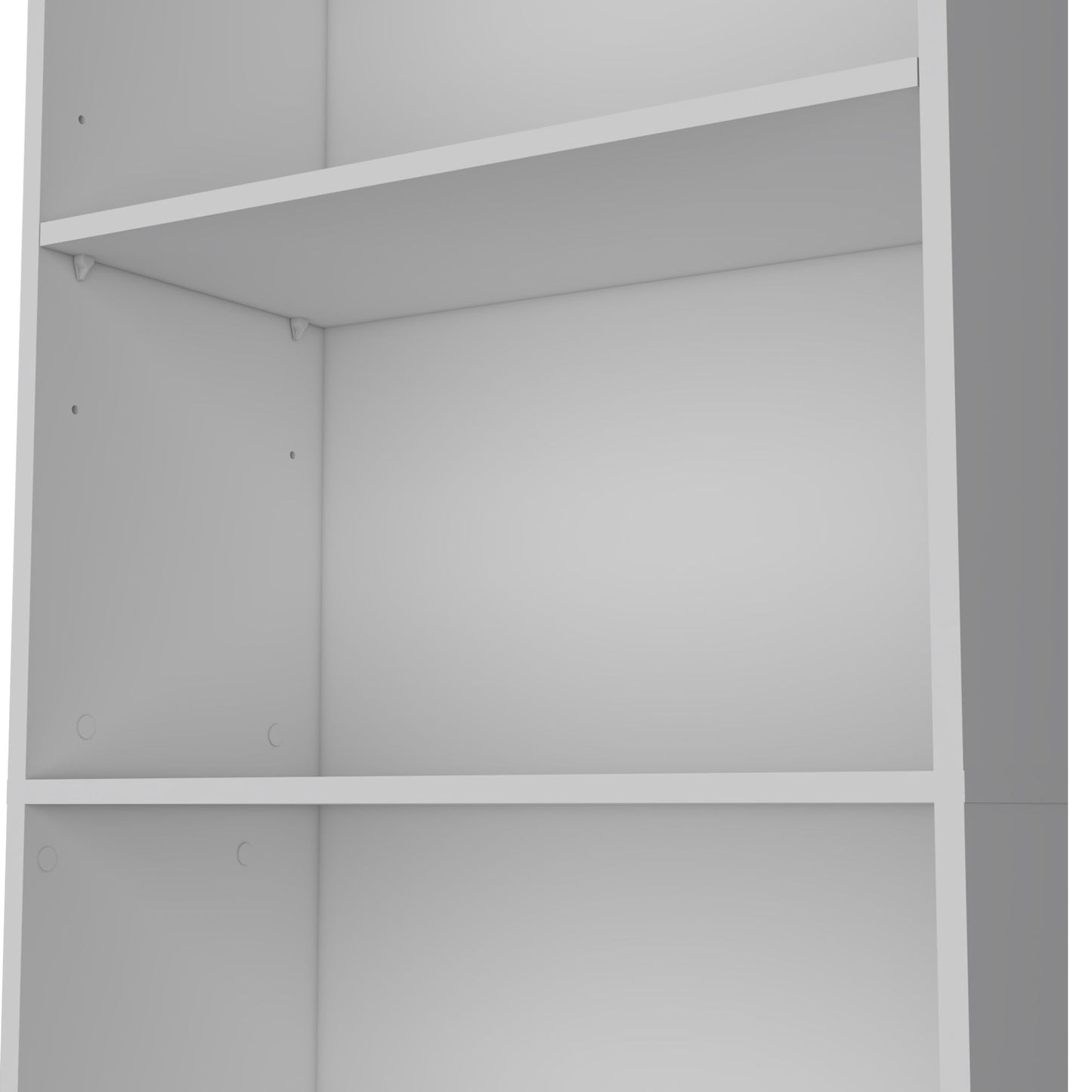 Sutton 4 Shelves Bookcase with Modern Storage Shelves image 6