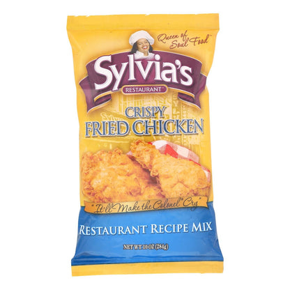 Sylvia's Crispy Fried Chicken Mix - Case Of 9 - 10 Oz. image 1