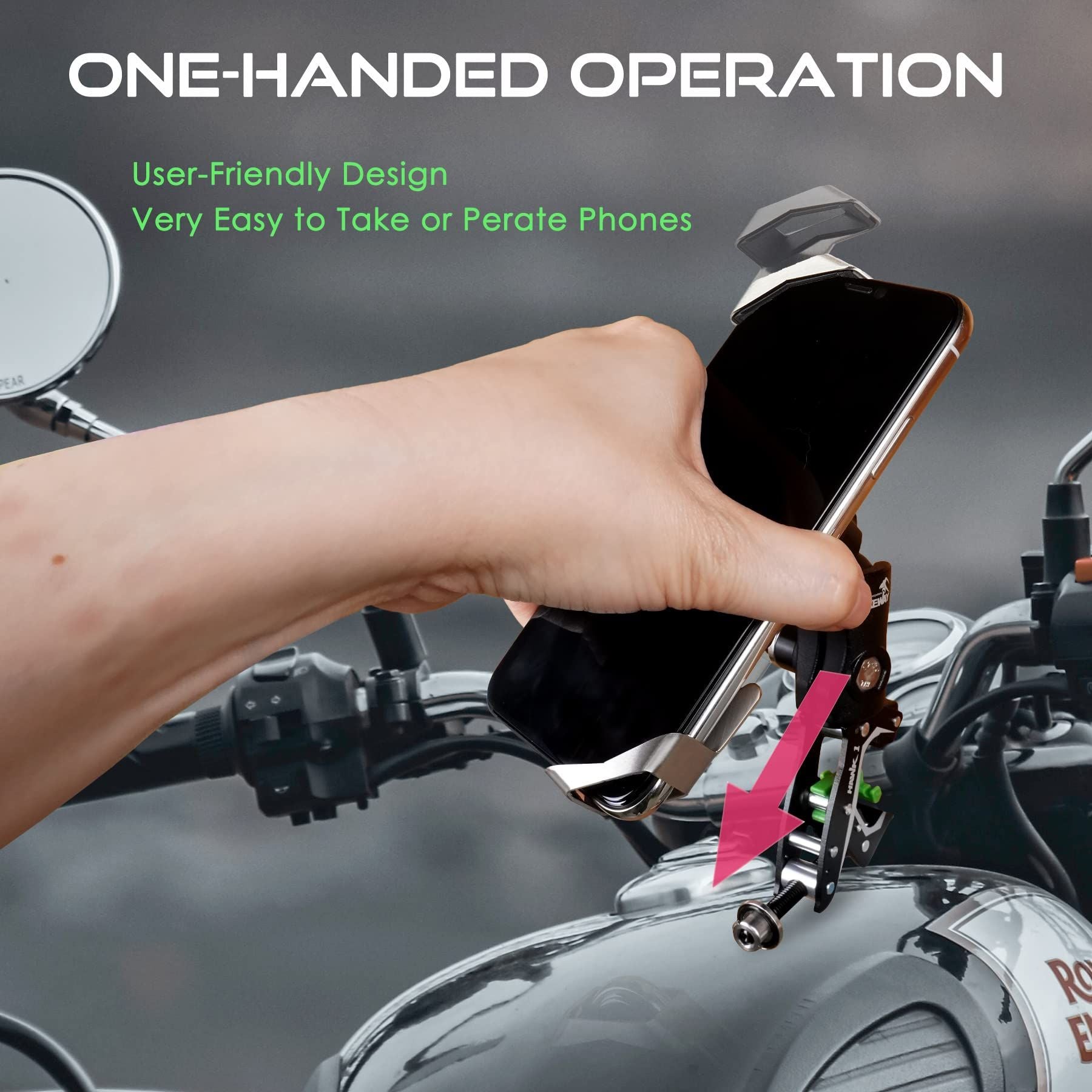 TAKEWAY Clampod HAWK1-PH05-ANV Phone Mount - Packaging and Contents