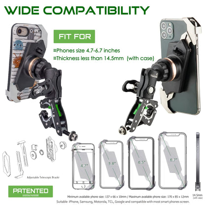 TAKEWAY Motorcycle Phone Mount - Package Contents