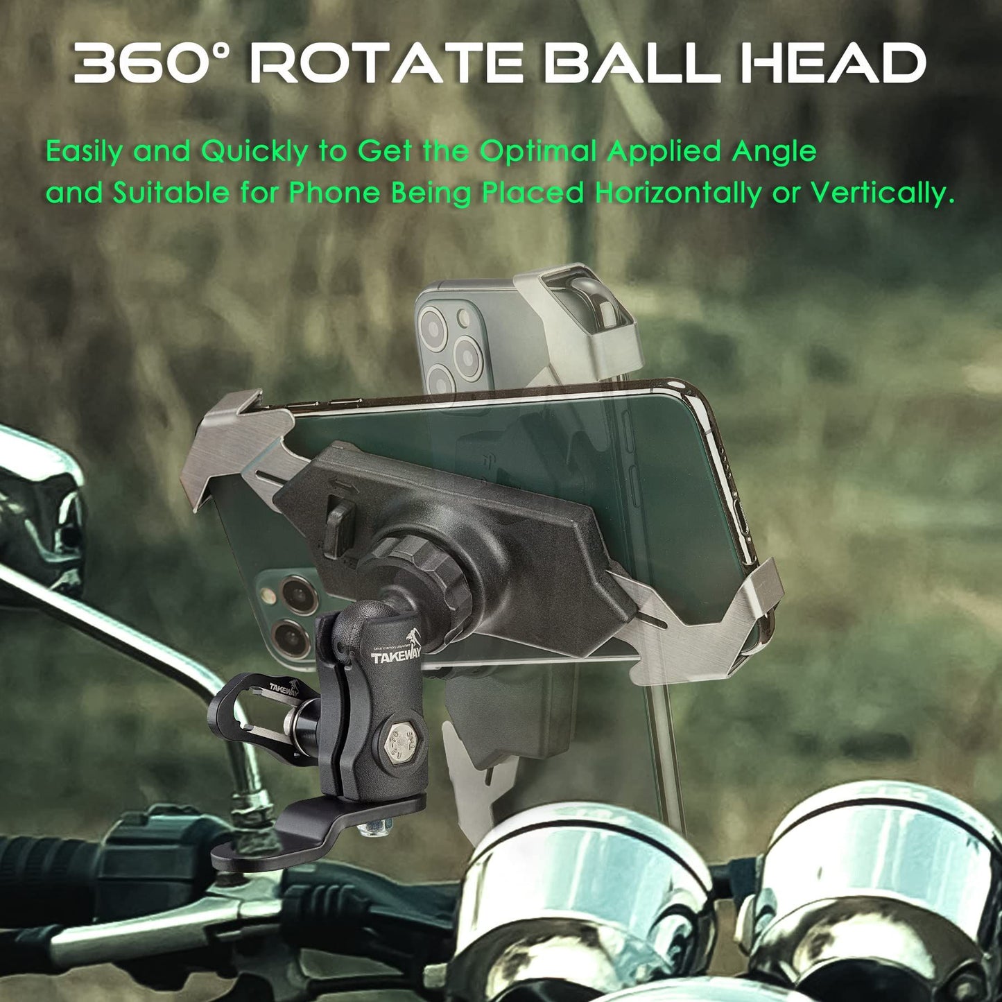 TAKEWAY LA3-PH05 Motorcycle Phone Mount - Packaging