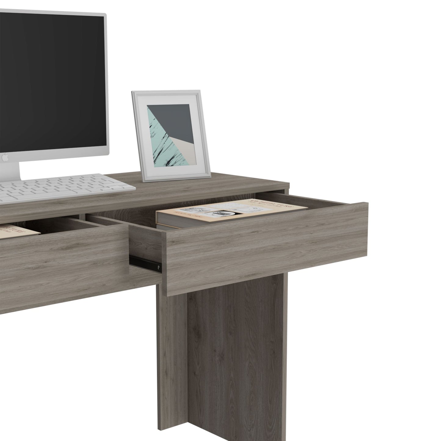 Tampa Computer Desk with 2-Drawers image 13