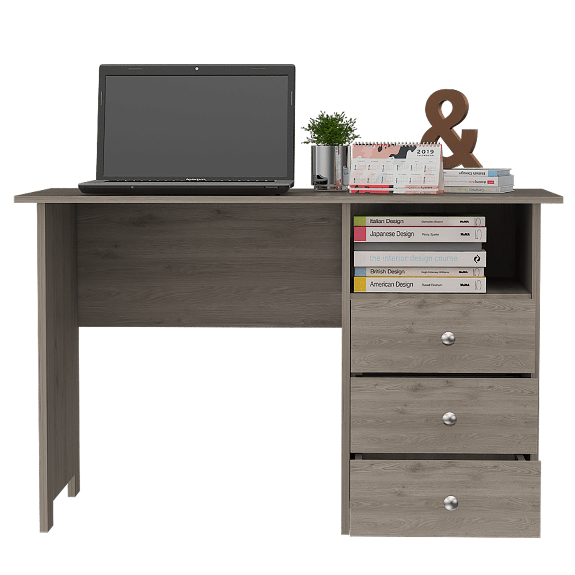 Tampa Computer Desk with 2-Drawers image 1