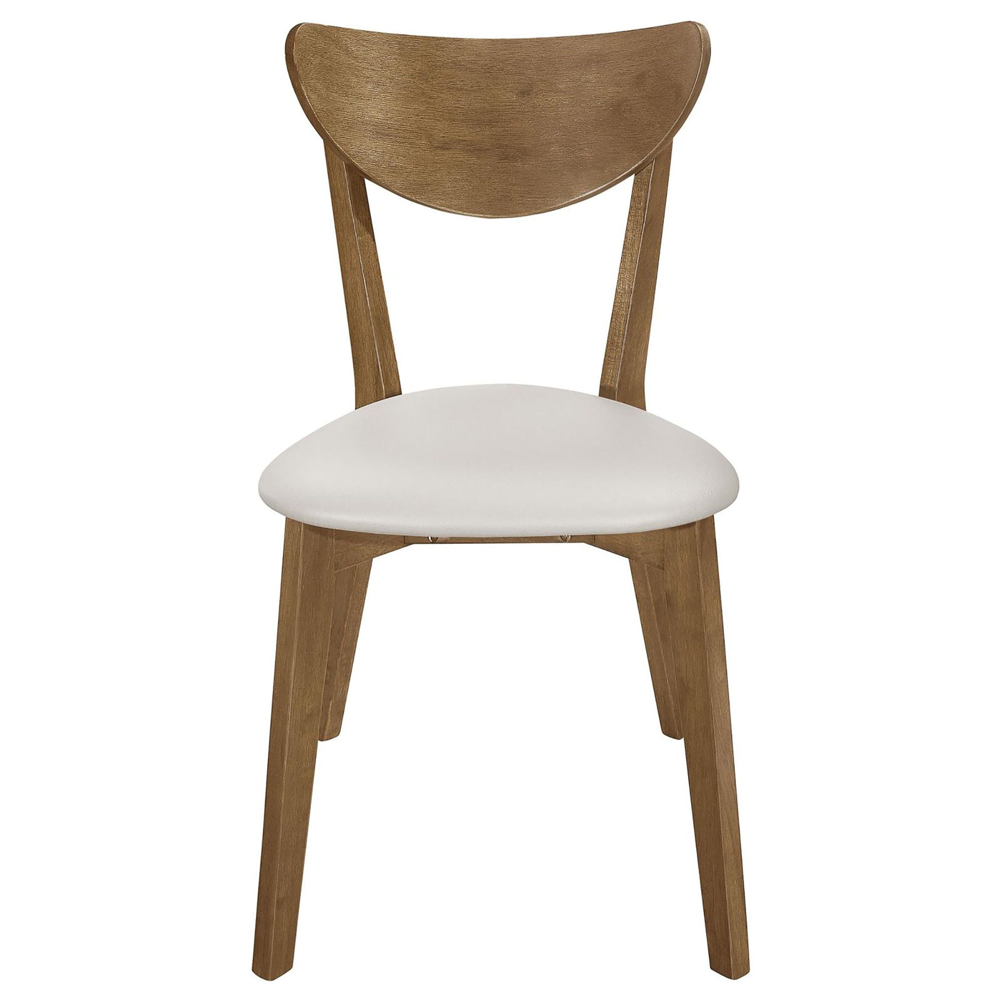 Tan and Chestnut Curved Backs Dining Chair (Set of 2) image 5
