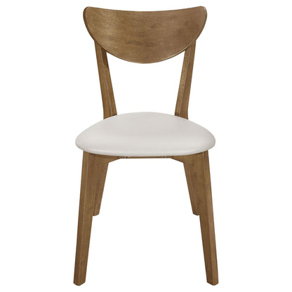 Tan and Chestnut Curved Backs Dining Chair (Set of 2) image 5