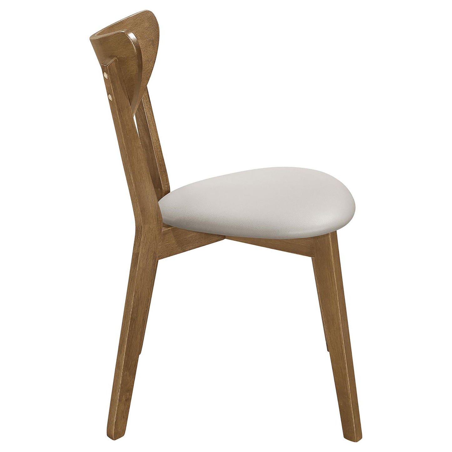 Tan and Chestnut Curved Backs Dining Chair (Set of 2) image 6