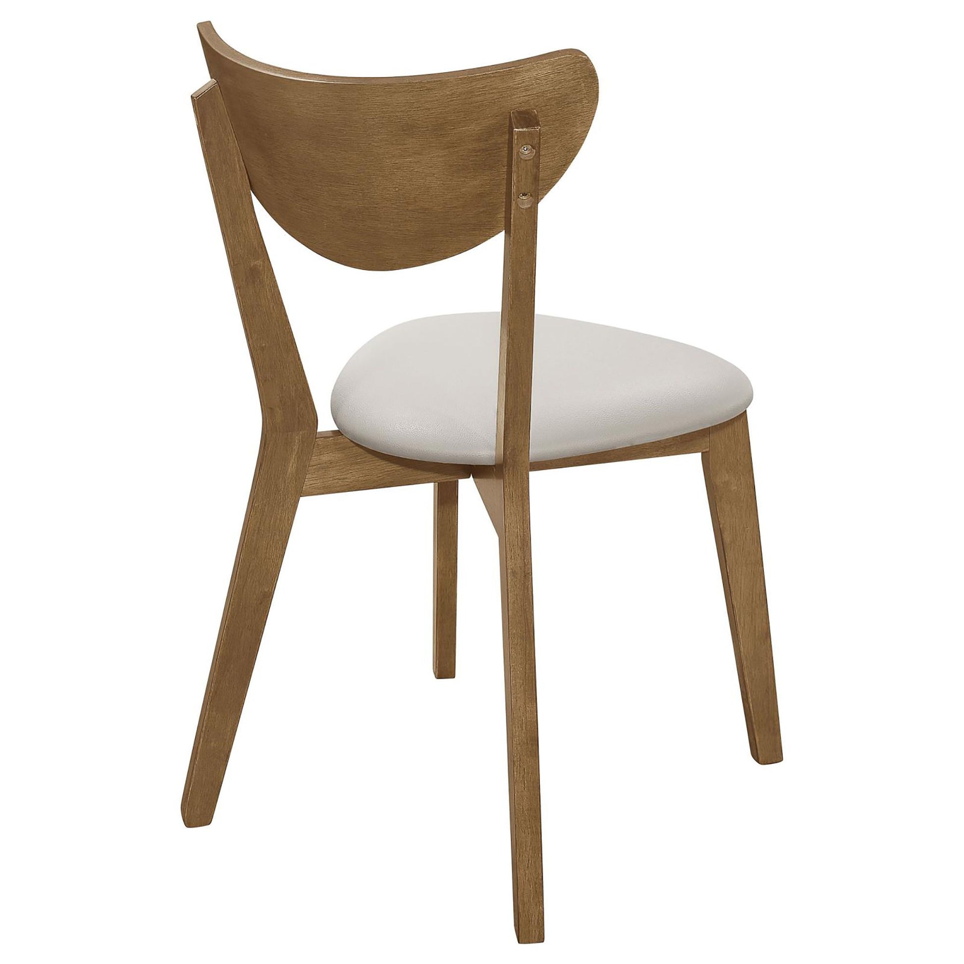 Tan and Chestnut Curved Backs Dining Chair (Set of 2) image 8