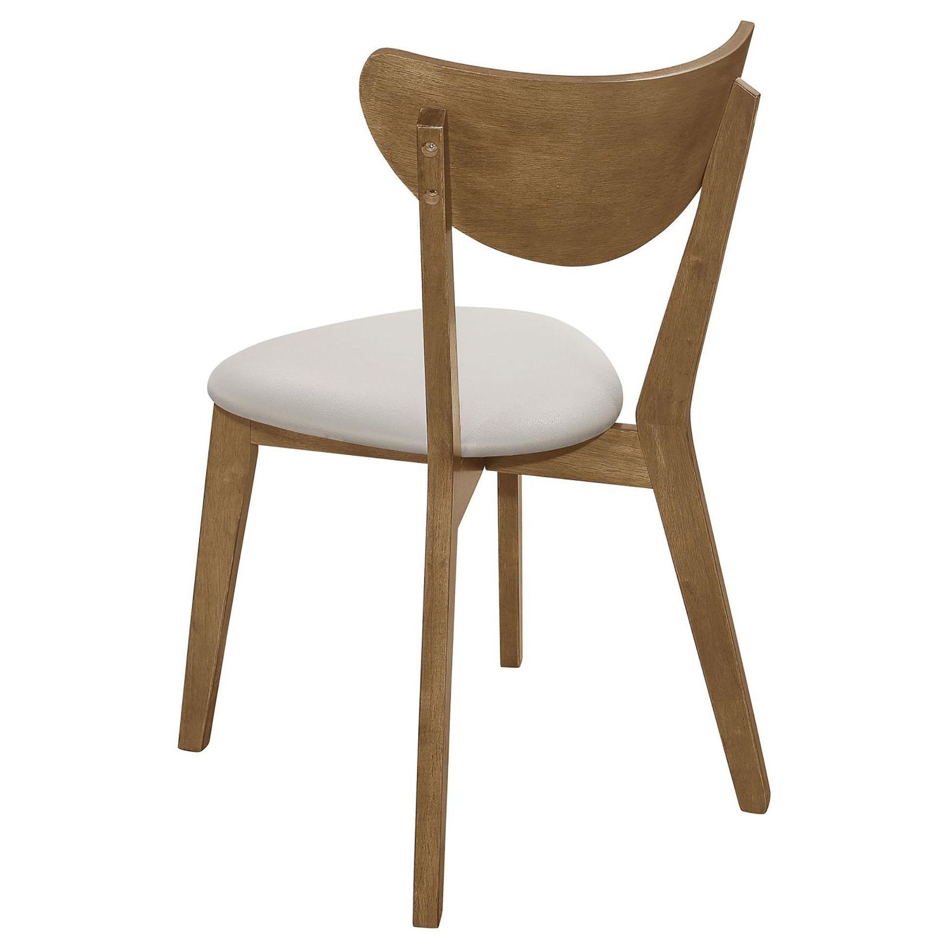 Tan and Chestnut Curved Backs Dining Chair (Set of 2) image 10