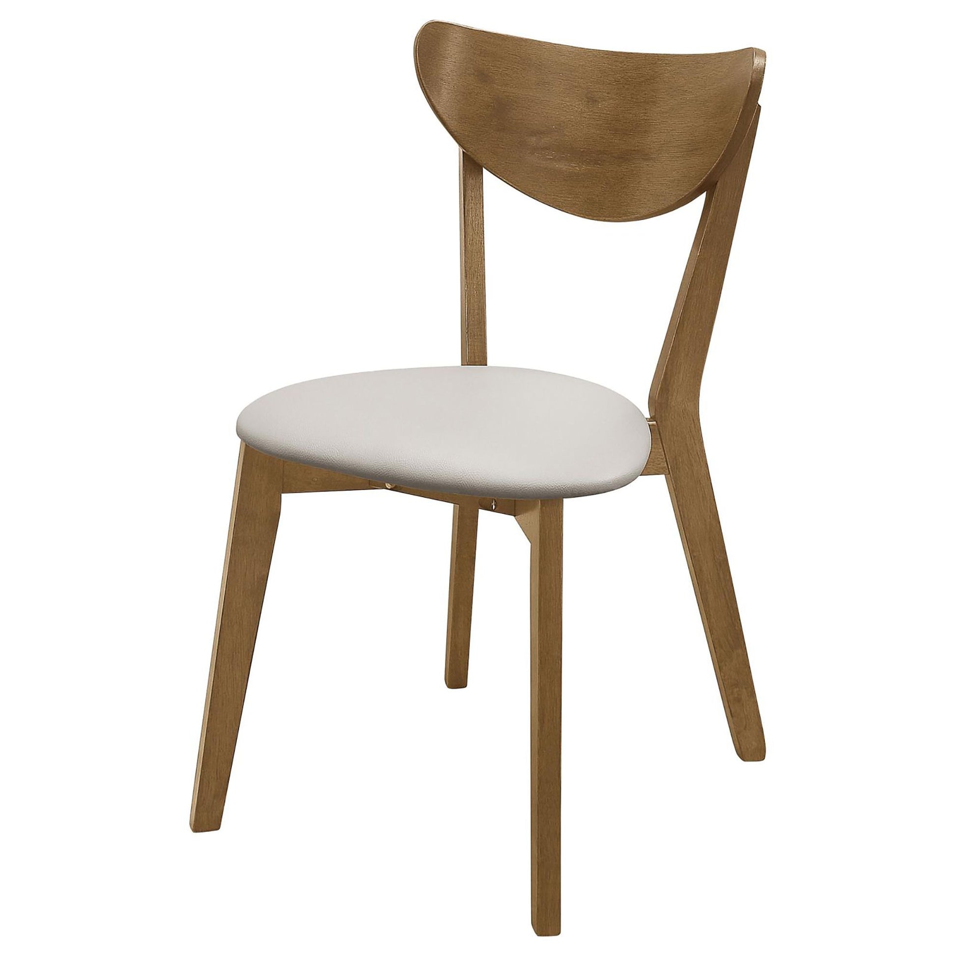 Tan and Chestnut Curved Backs Dining Chair (Set of 2) image 4