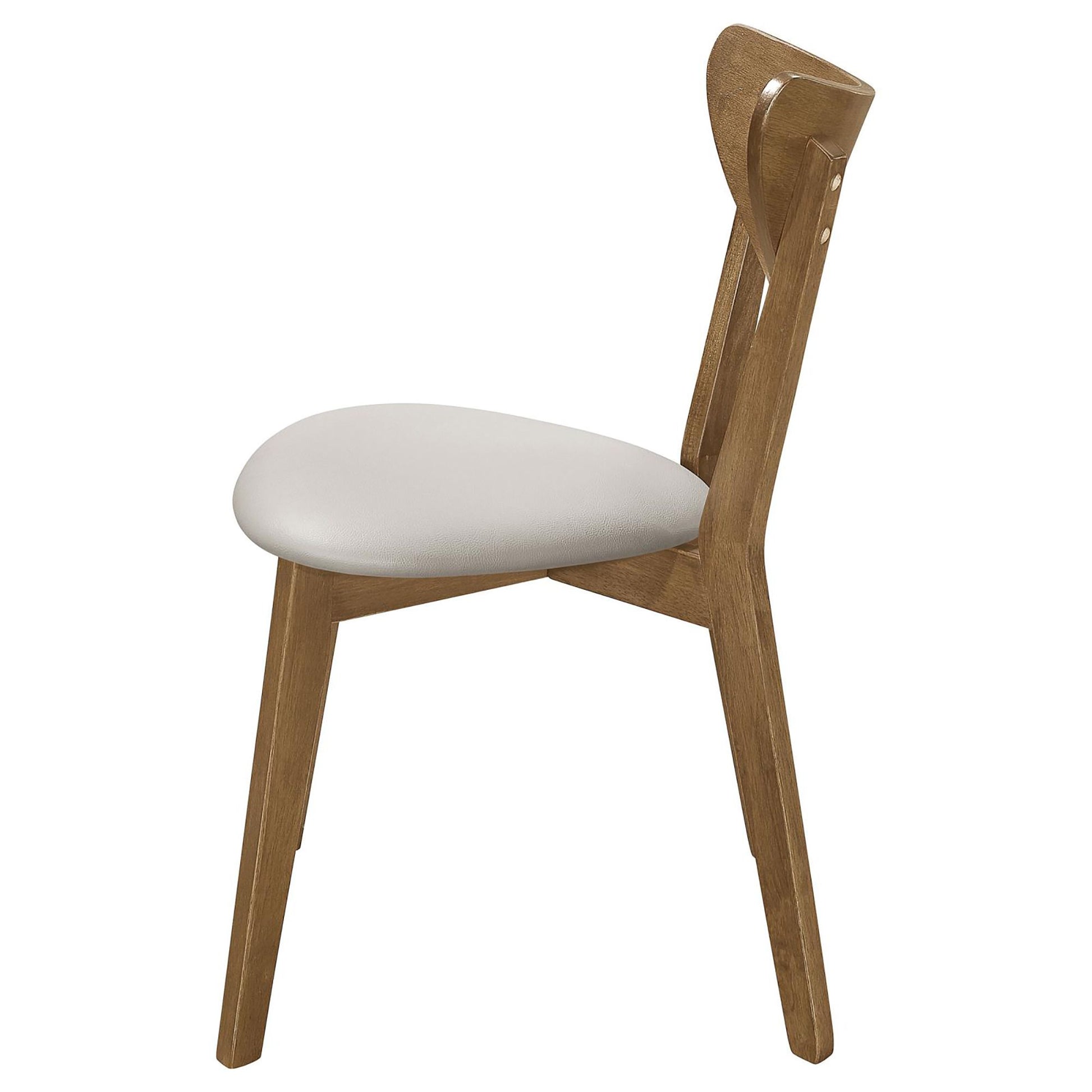 Tan and Chestnut Curved Backs Dining Chair (Set of 2) image 7