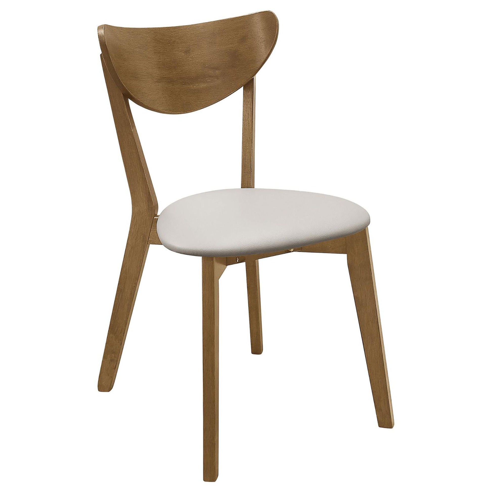 Tan and Chestnut Curved Backs Dining Chair (Set of 2) image 3