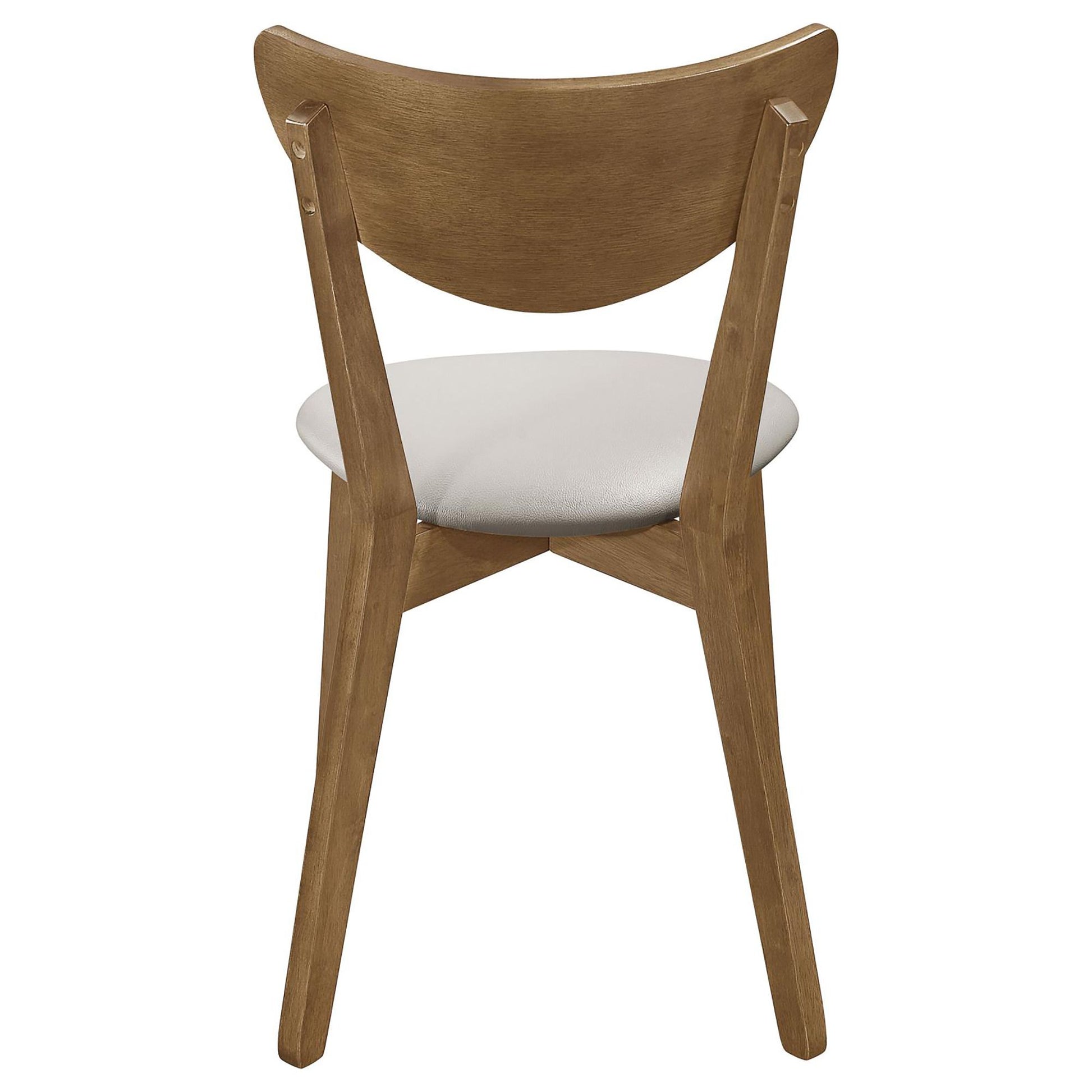 Tan and Chestnut Curved Backs Dining Chair (Set of 2) image 9