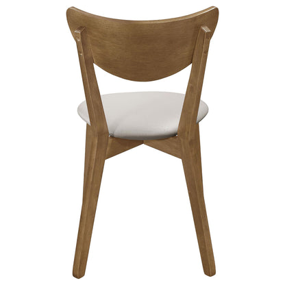 Tan and Chestnut Curved Backs Dining Chair (Set of 2) image 9