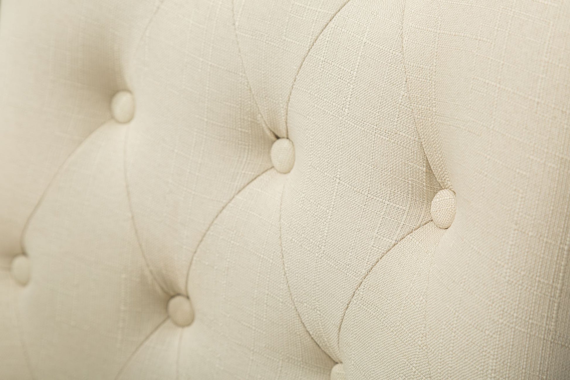 Tan Button Tufted Solid Wood Wingback Hostess Chairs with Nail Heads Set of 2 image 6
