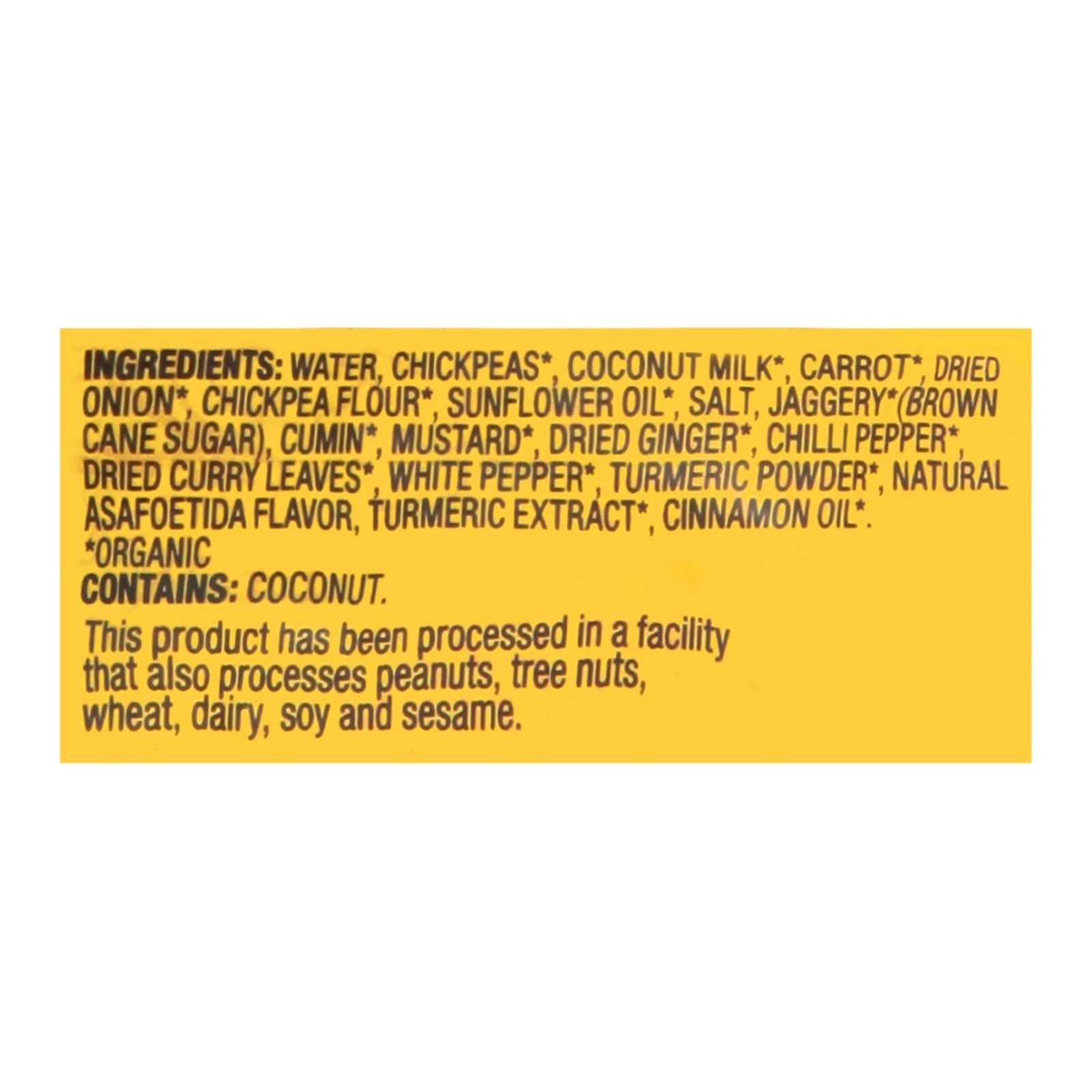 Tasty Bite - Coconut Chkp Curry - Case Of 6-10 Oz image 3