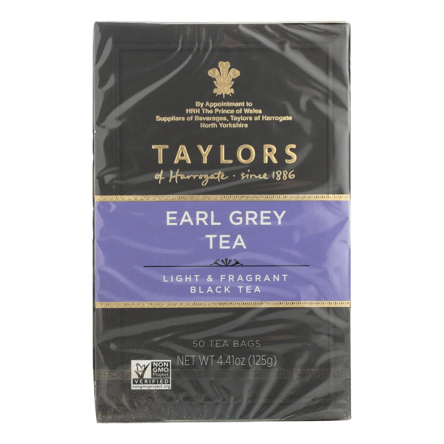 Taylors Of Harrogate Earl Grey Tea Bags - Case Of 6 - 50 Bag image 1