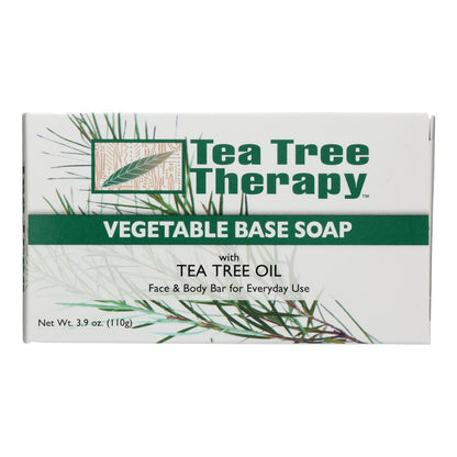Tea Tree Therapy Vegetable Base Soap With Tea Tree Oil - 3.9 Oz image 1
