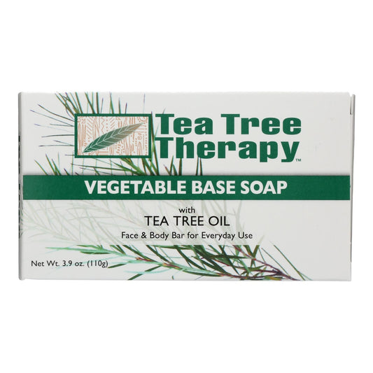 Tea Tree Therapy Vegetable Base Soap With Tea Tree Oil - 3.9 Oz image 1