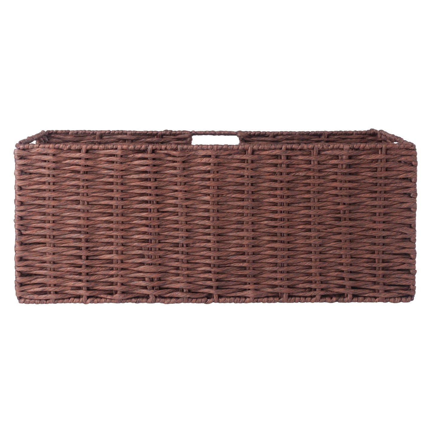 Tessa 3-Pc Woven Rope Basket Set; Foldable; Walnut image 11