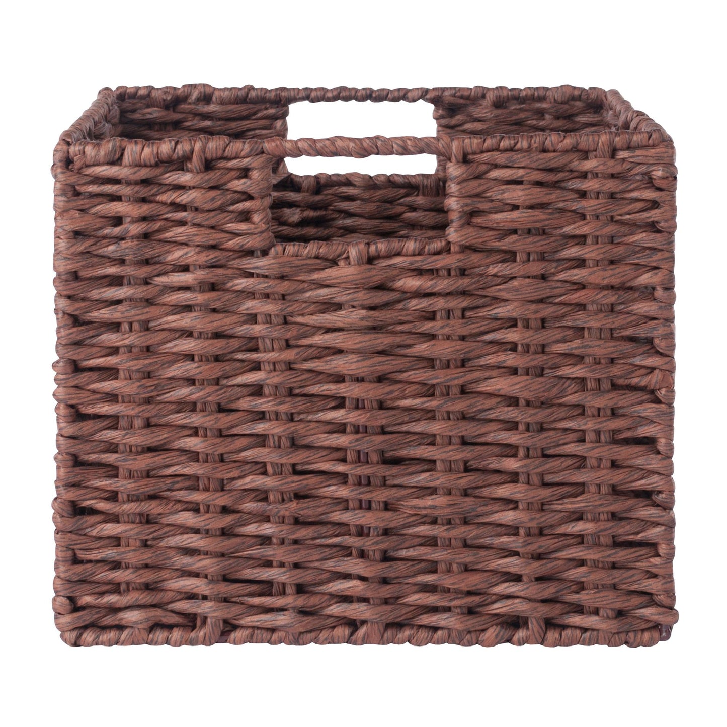 Tessa 3-Pc Woven Rope Basket Set; Foldable; Walnut image 14
