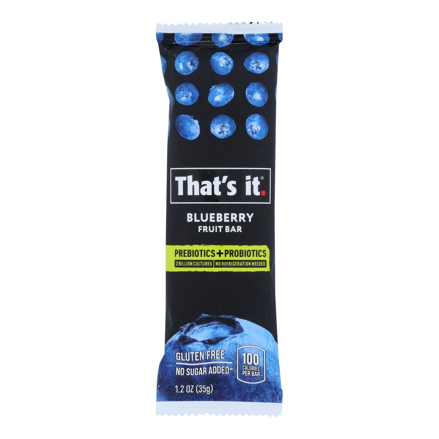 That's It - Probiotic Fruit Bar Blueberry - Case Of 12 - 1.2 Oz image 1