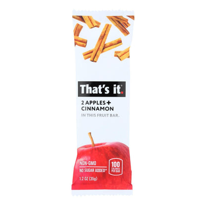 That's It Fruit Bar Zesty - Apple Cinnamon - Case Of 12 - 1.2 Oz. image 1