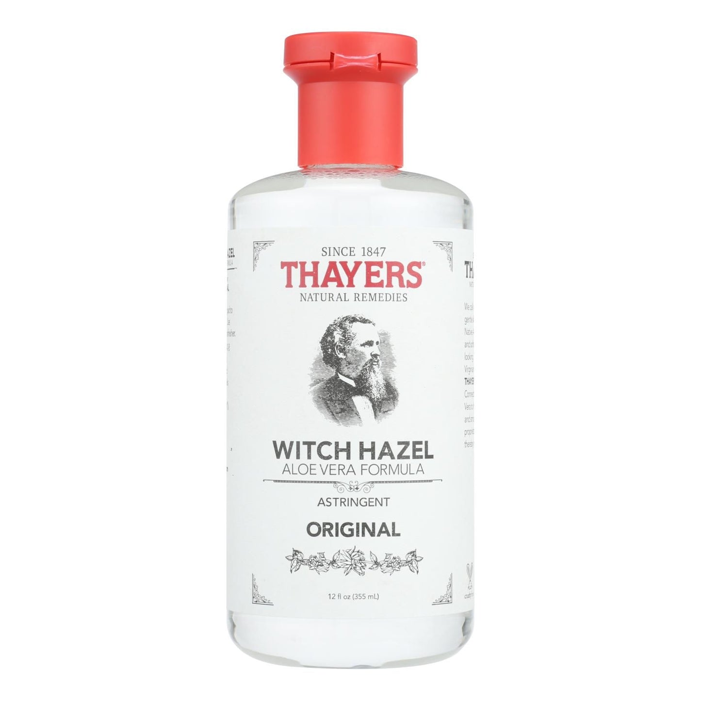 Thayers Witch Hazel With Aloe Vera Original - 12 Fl Oz image 2