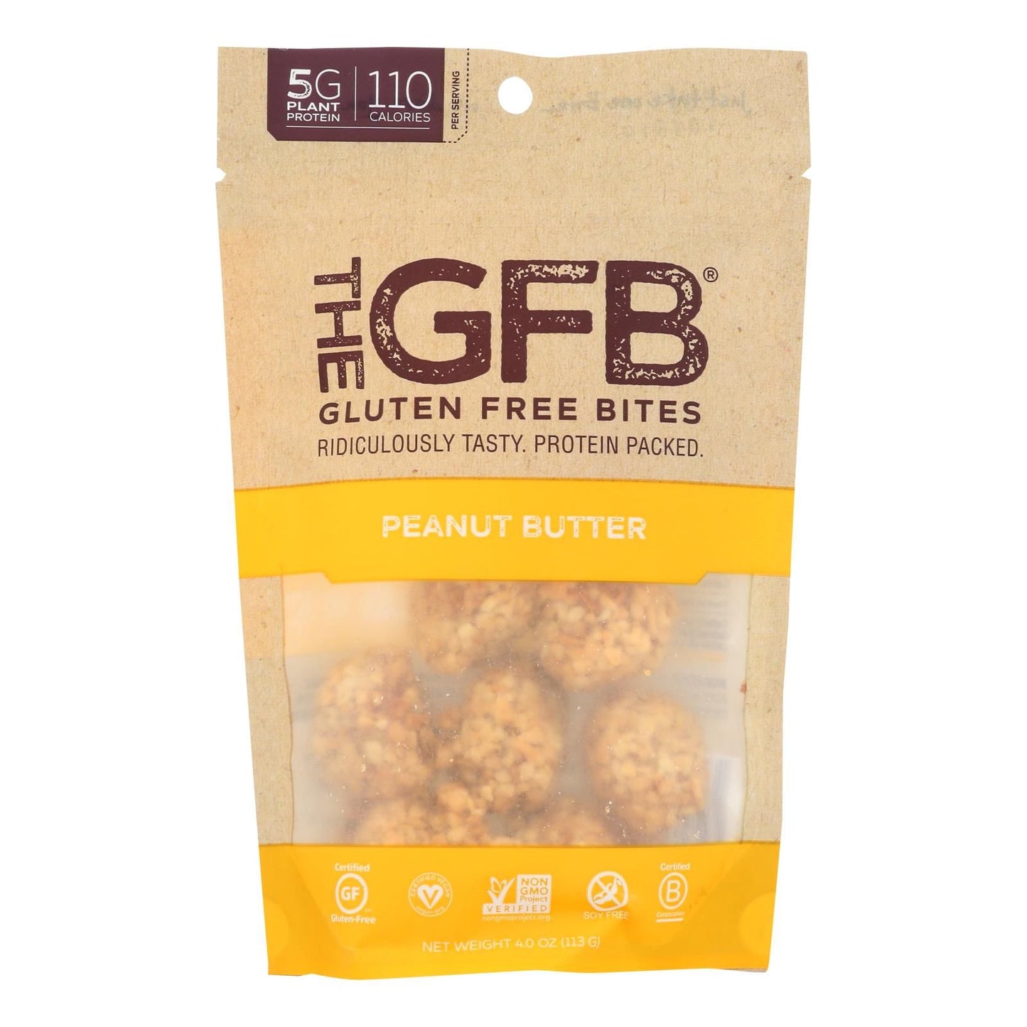 The Gfb - Bites Peanut Butter Gluten Free - Case Of 6 - 4 Oz image 1