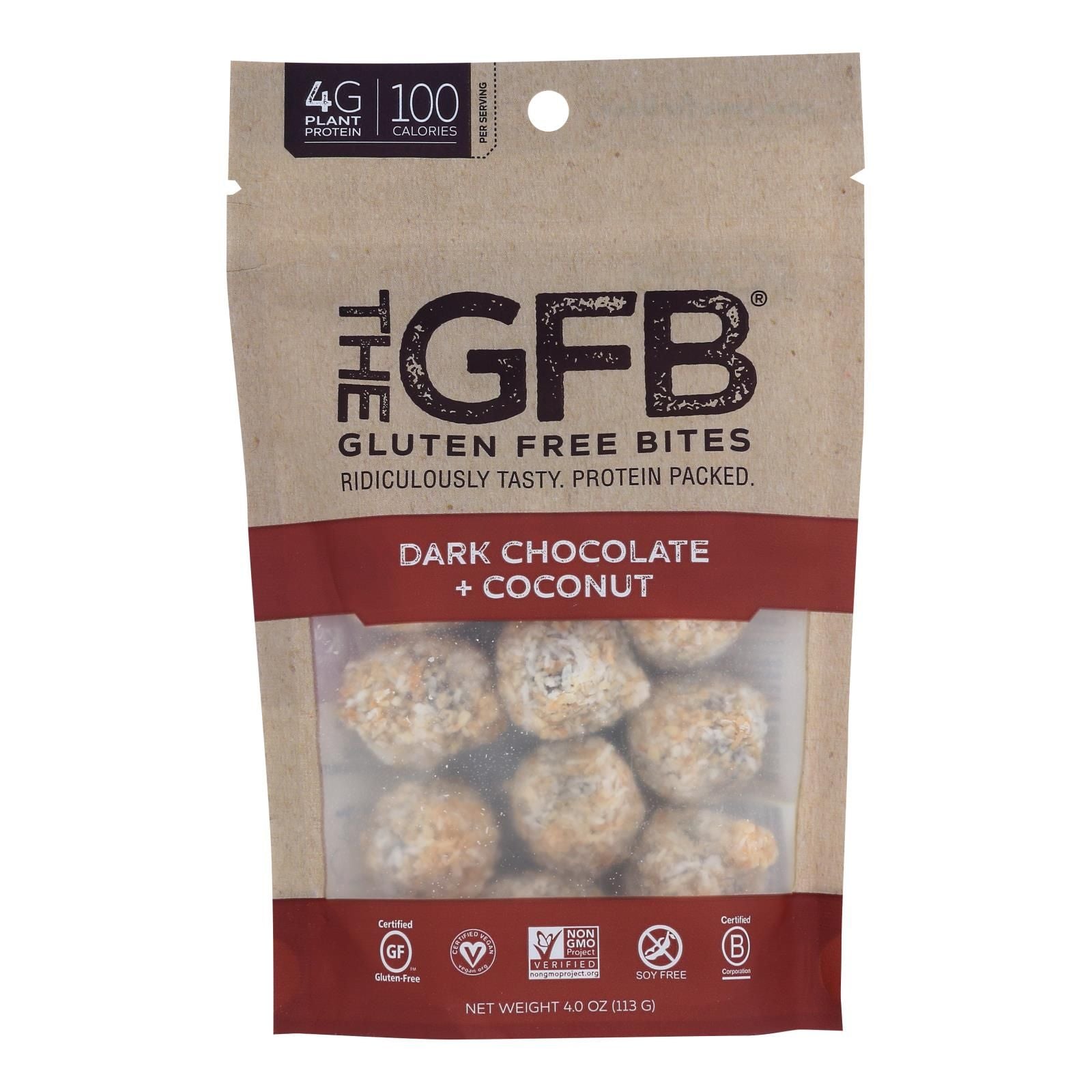 The Gluten Freeb Bites - Dark Chocolate Coconut - Case Of 6 - 4 Oz image 1