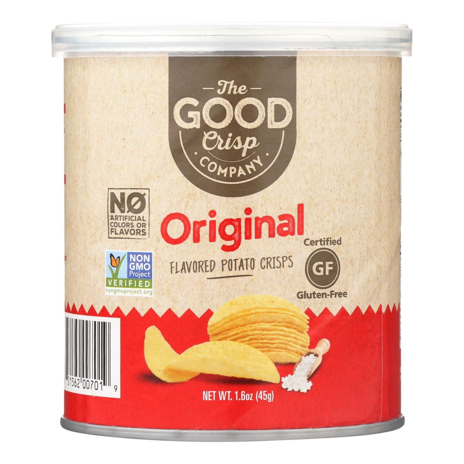 The Good Crisp Company Potato Crisps - Original - Case Of 12 - 1.6 Oz image 1