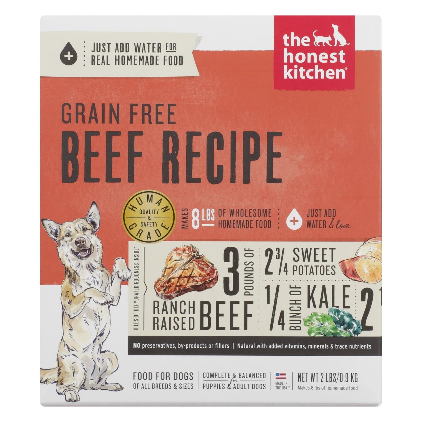 The Honest Kitchen - Dog Food - Grain-free Beef Recipe - Case Of 6 - 2 Lb. image 1