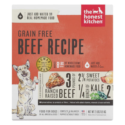 The Honest Kitchen - Dog Food - Grain-free Beef Recipe - Case Of 6 - 2 Lb. image 1