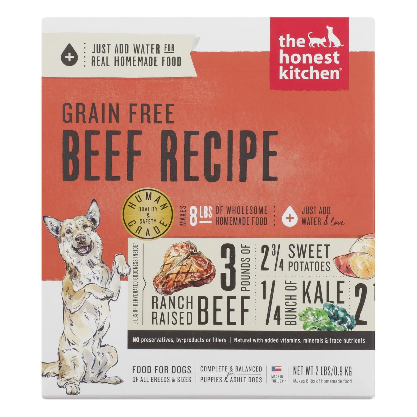 The Honest Kitchen - Dog Food - Grain-free Beef Recipe - Case Of 6 - 2 Lb. image 2