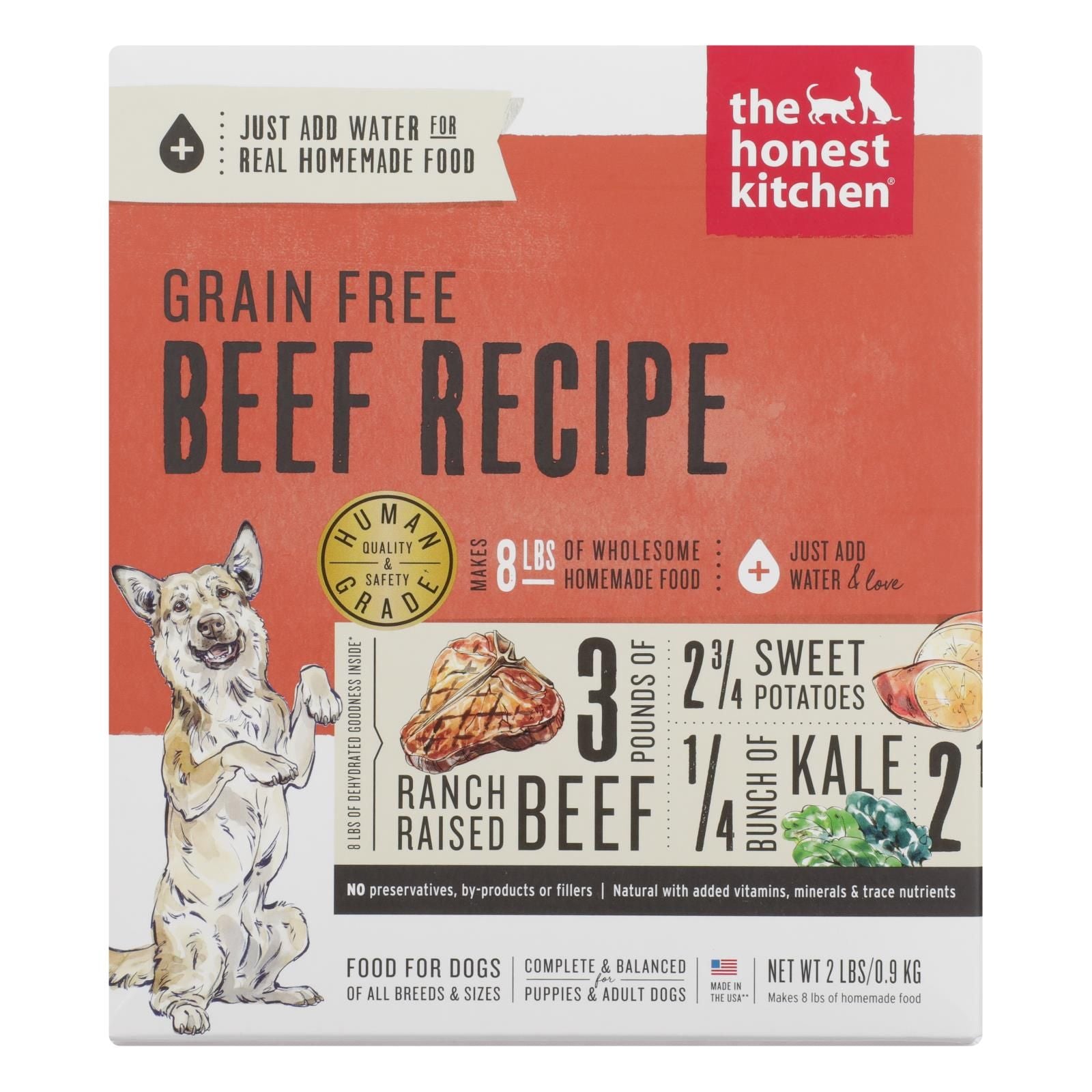 The Honest Kitchen - Dog Food - Grain-free Beef Recipe - Case Of 6 - 2 Lb. image 2