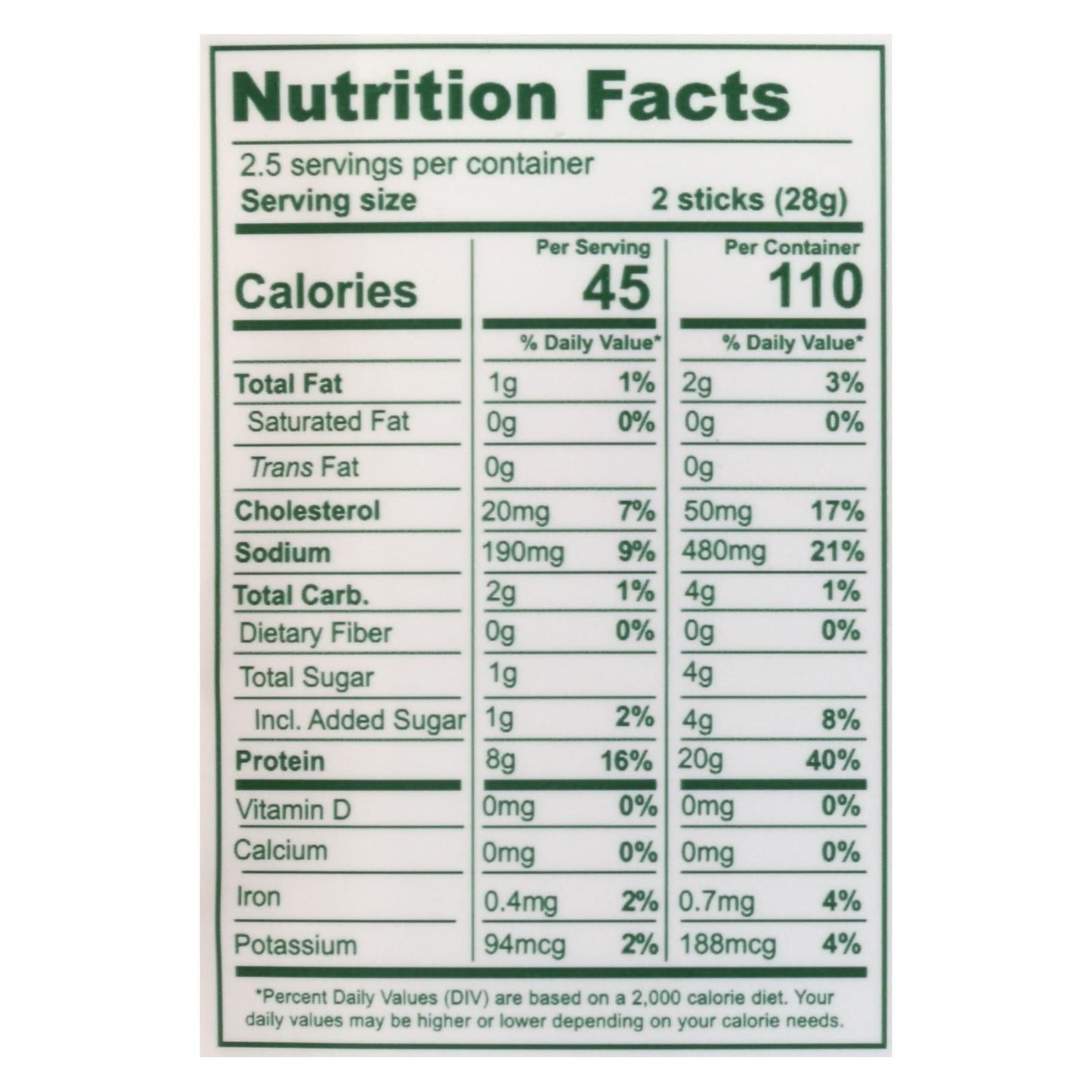 The New Primal Snack Mates Turkey Sticks - Case Of 8 - 2.5 Oz image 2