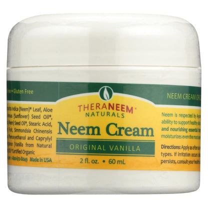 Theraneem Naturals Original Vanilla Neem Cream - 1 Each - 2 Fz image 1