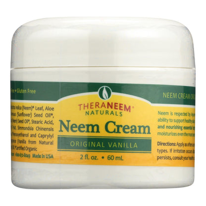 Theraneem Naturals Original Vanilla Neem Cream - 1 Each - 2 Fz image 2