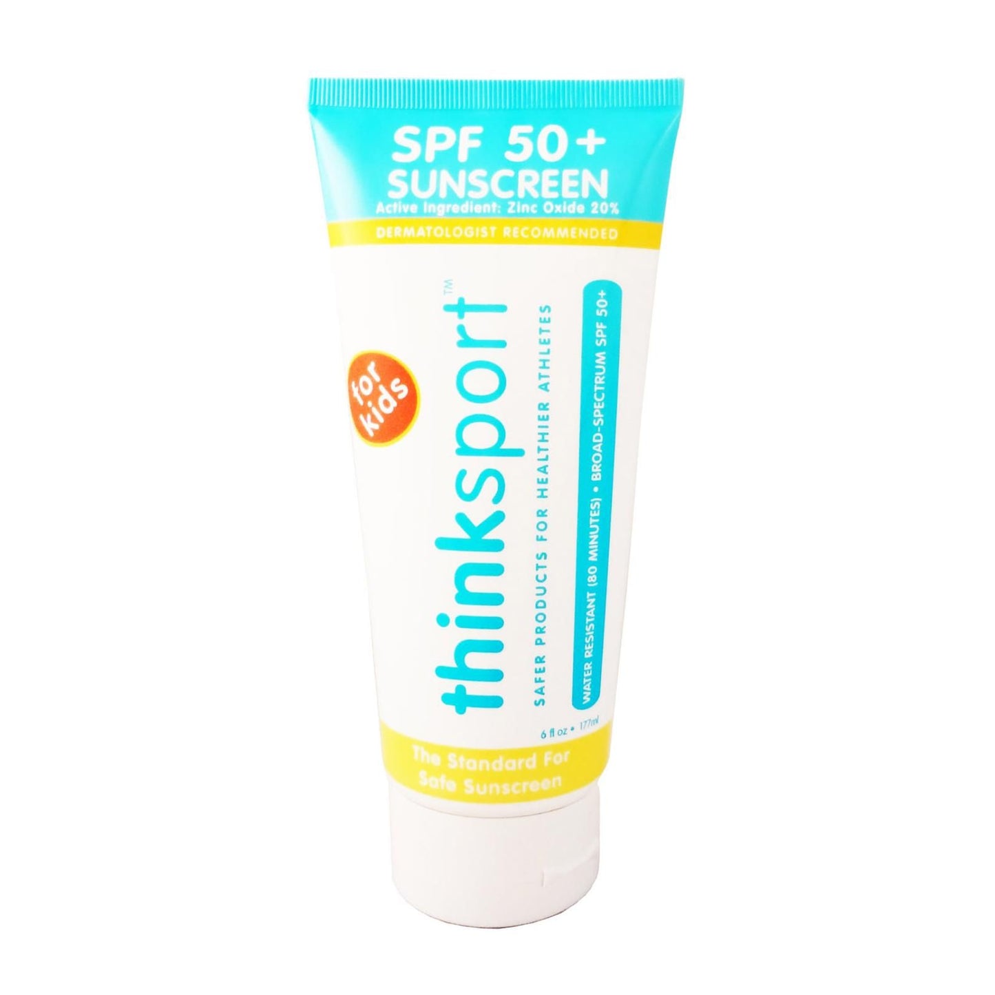 Thinksport Sunscreen - Safe - Kids - Spf 50 Plus - Family Size - 6 Oz image 1